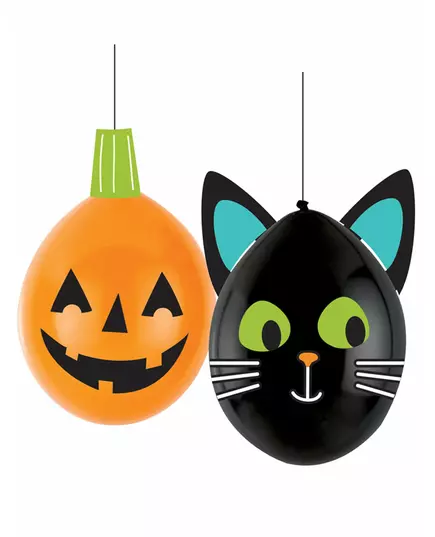 2 DIY Halloween Friends-latexballonger 30 cm