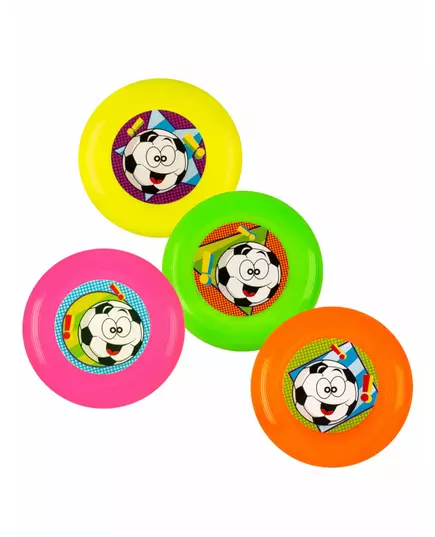 Piñata-tillbehör 4 flerfärgade frisbees 9 cm