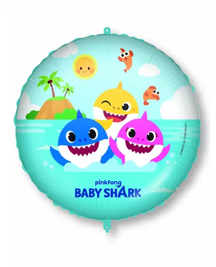Baby Shark™-ballong i aluminium 46 cm