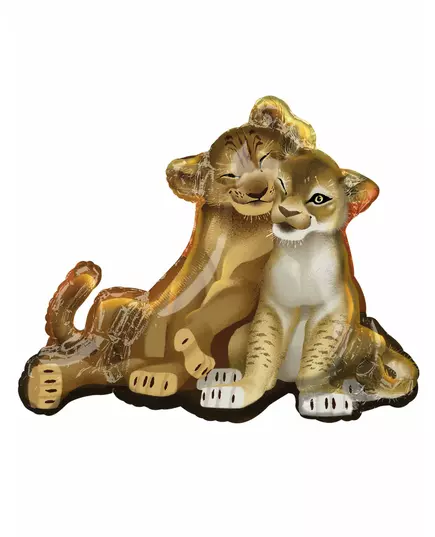 Aluminiumfolieballong Le Roi Lion™ 78 x 66 cm