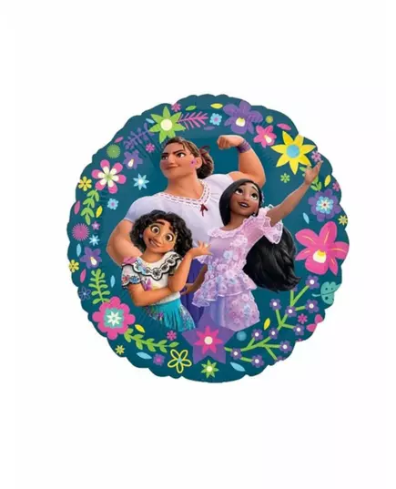 Rund aluminiumfolieballong Encanto™ 42 cm