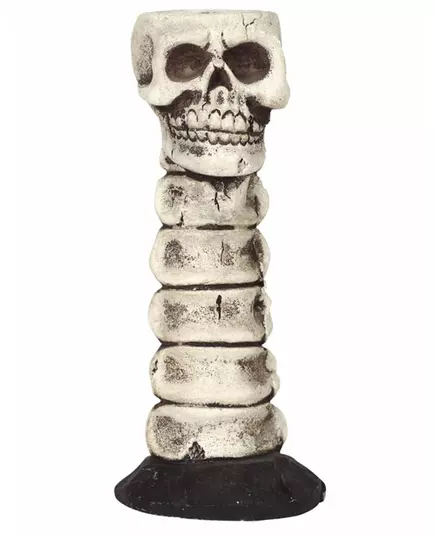 Dödskalleljusstake 17 cm
