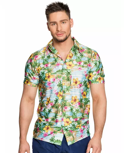 Hawaiiskjorta Paradise vuxen, Storlek: Medium (50/52)