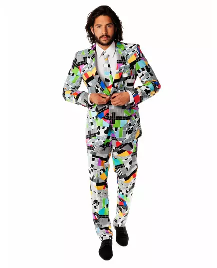 Mr. Technicolor-maskeraddräkt herr Opposuits™, Storlek: Medium (EU 48-50)