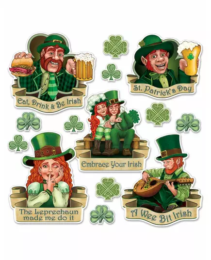 Kartongfigurer Saint Patrick 8 till 37 cm
