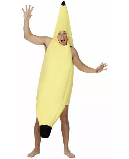 Humoristisk bananmaskeraddräkt vuxen