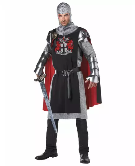 Medeltida riddarmaskeraddräkt herr, Storlek: Large/X-Large (42/46)