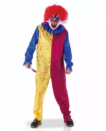 Psykopatclownmaskeraddräkt vuxen