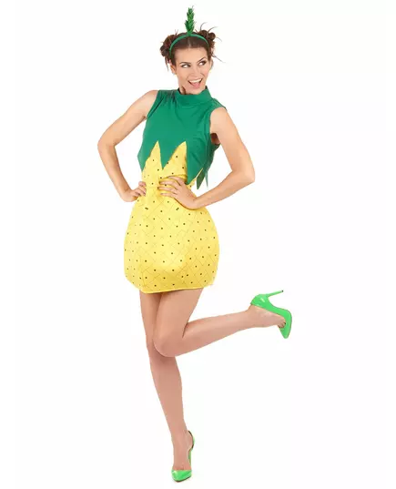 Maskeraddräkt ananas dam