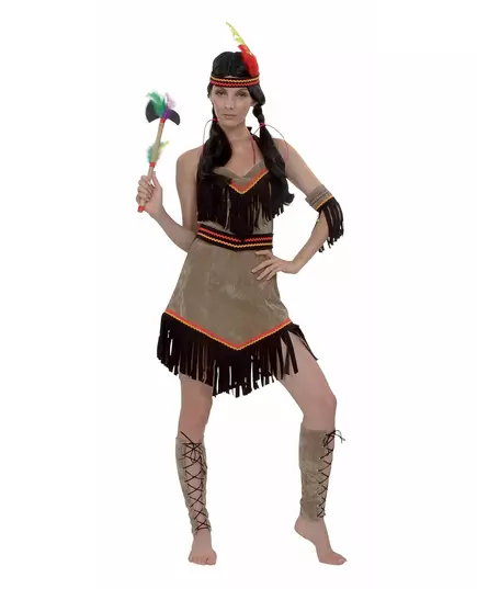 Barryggad indianmaskeraddräkt dam, Storlek: Medium/Large