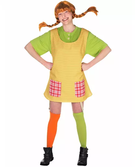 Maskeraddräkt Pippi Långstrump™ dam, Storlek: Small