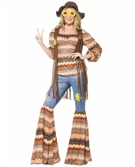 Hippiemaskeraddräkt harmoni dam