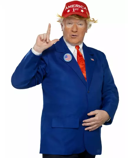 Amerikansk president-maskeraddräkt vuxen, Storlek: M