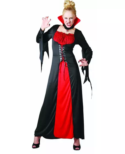 Elegant vampyrmaskeraddräkt dam Halloween