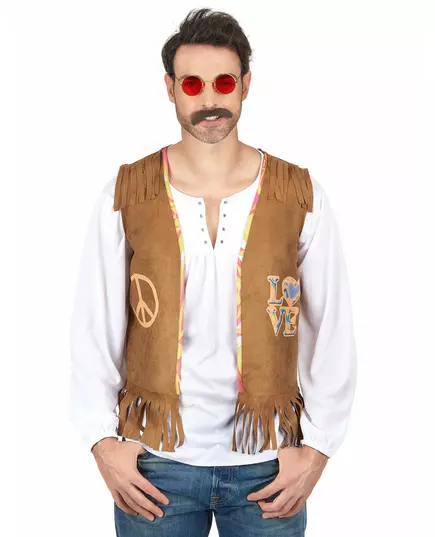 Hippieväst för herr, Storlek: Medium/Large