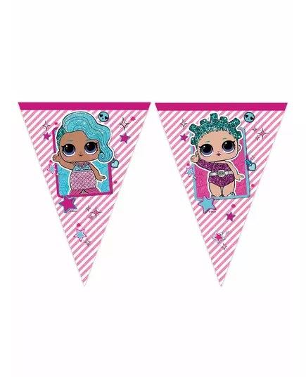 Plastgirlang med 9 LOL™-vimplar, 2,3 m