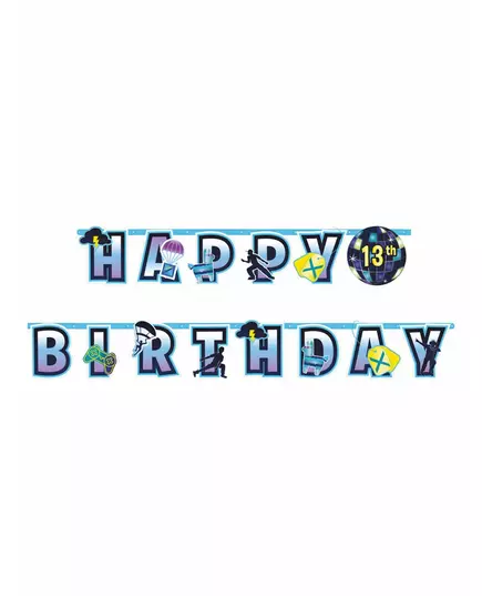 Personlig Happy Birthday-girlang battle royale 320 x 26 cm