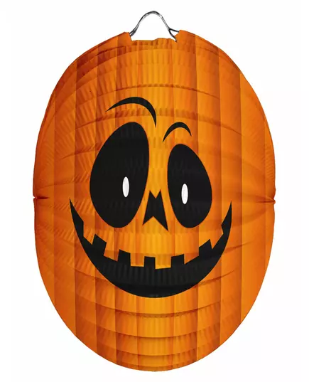 Halloweenlykta med pumpa 22 cm