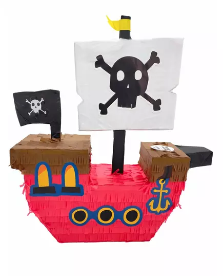 Piratskeppspinata, 50 x 43 cm