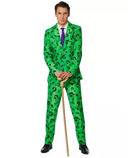 Mr. Riddler™-dräkt vuxen Suitmeister™, Storlek: Small (EU 44-46)