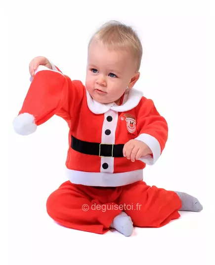Komplett tomtemaskeraddräkt baby