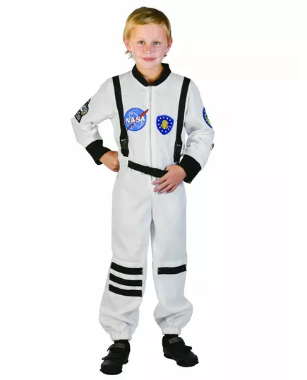 Astronautmaskeraddräkt barn, Storlek: 10-12 år (130-140 cm)