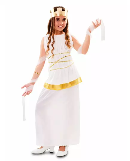 Maskeraddräkt gudinnan Athena flicka, Storlek: 10-12 år (130-140 cm)