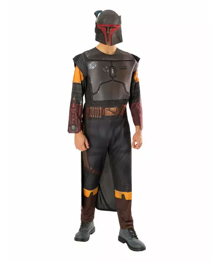 Boba Fett-maskeraddräkt Star Wars™ vuxen, Storlek: Medium/Large