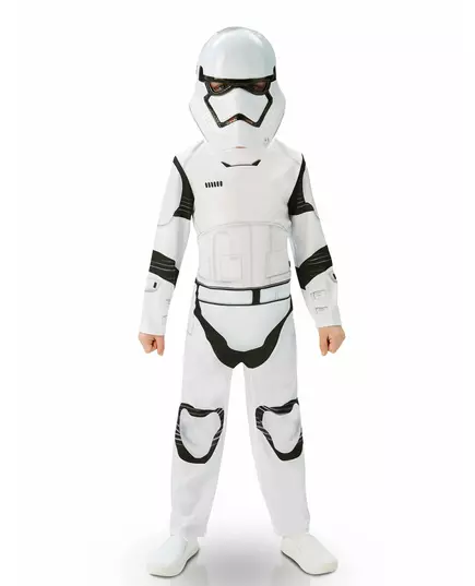 Klassisk StormTrooper Star Wars VII™-maskeraddräkt barn, Storlek: 7-8 år (122 till 128 cm)