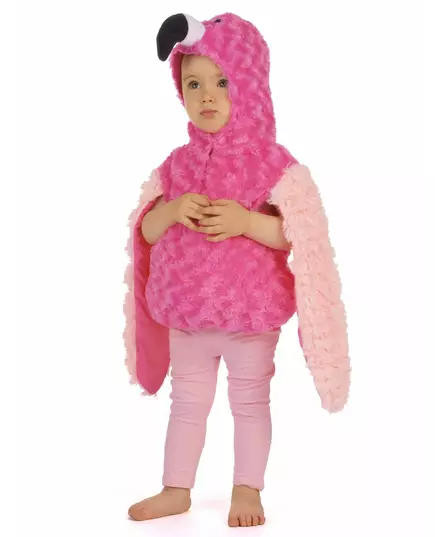 Flamingo-maskeraddräkt barn, Storlek: 18-24 månader (86-92 cm)