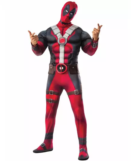Lyxmaskeraddräkt Deadpool 2™ vuxen, Storlek: Medium/Large