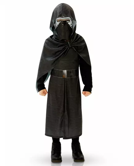 Lyxig Kylo Ren Star Wars VII™-maskeraddräkt barn, Storlek: 7-8 år (122 till 128 cm)