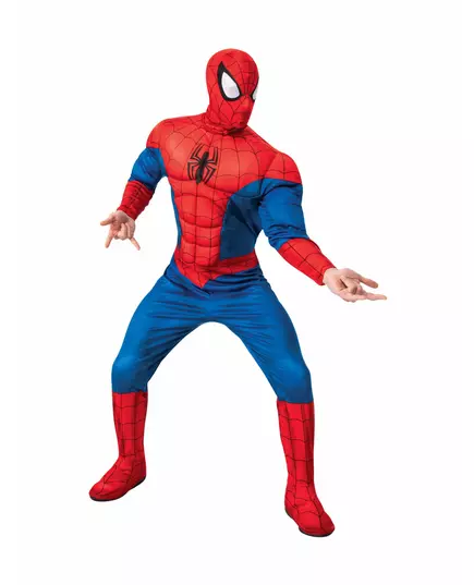 Lyxmaskeraddräkt Spiderman™ vuxen, Storlek: Medium/Large