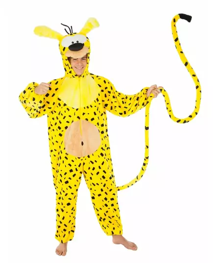 Marsupilami™ maskeraddräkt vuxen, Storlek: Small/Medium (164 cm)