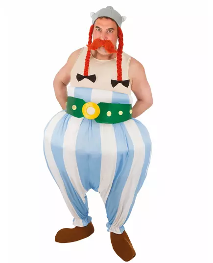 Obélix™ maskeraddräkt vuxen – Astérix et Obélix™, Storlek: Large
