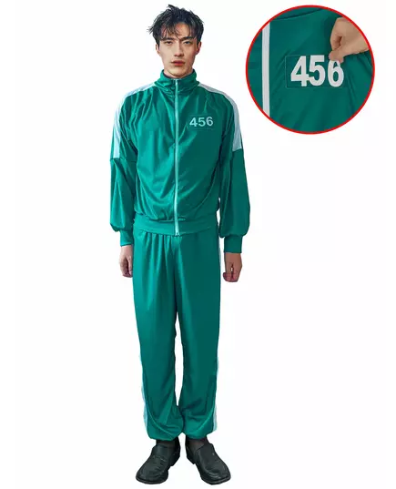 Maskeraddräkt spel­deltagare med anpassningsbart nummer vuxen, Storlek: Small/Medium (160-175cm)