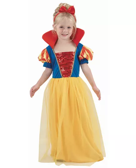 Prinsessmaskeraddräkt med diadem flicka