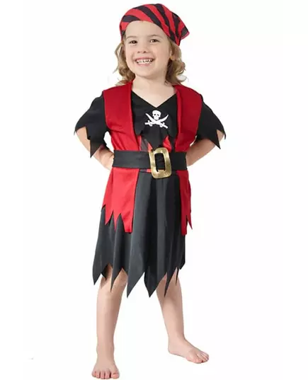 Piratsjörövarmaskeraddräkt flicka