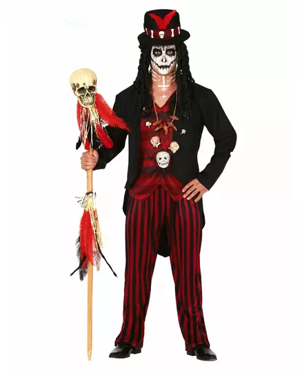 Voodoopräst-maskeraddräkt herr, Storlek: Medium (48-50)