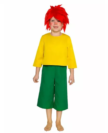 Pumuckl™-maskeraddräkt barn, Storlek: 3-4 år (98-104 cm)