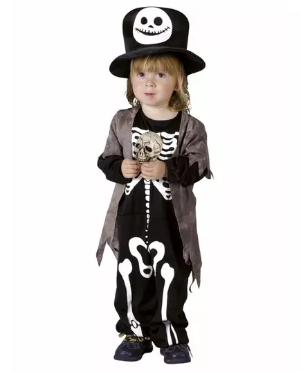 Skelettmaskeraddräkt nattens barn Halloween