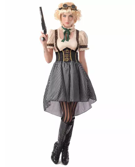 Steampunk-maskeraddräkt dam, Storlek: Large
