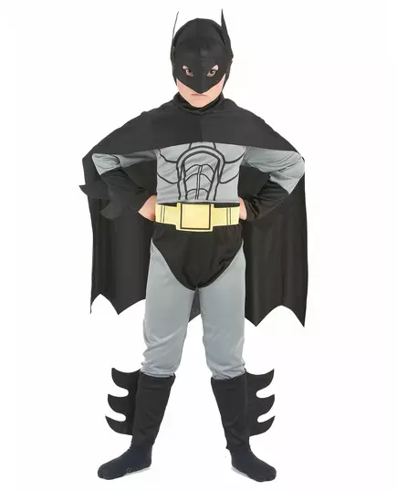 Maskeraddräkt superhjälte fladdermus pojke, Storlek: 4-6 år (110-120 cm)
