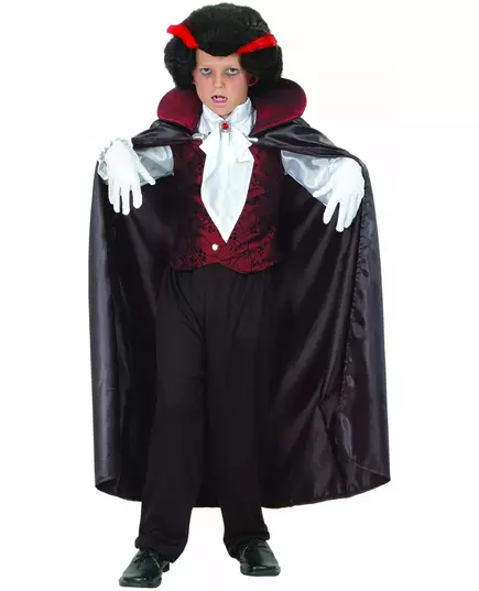 Elegant vampyrmaskeraddräkt pojke, Storlek: 4-6 år (110-120 cm)