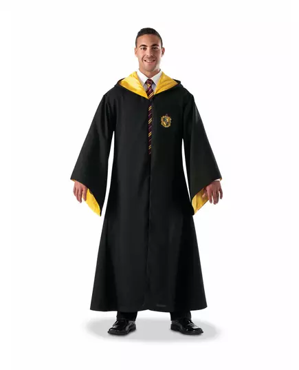 Lyxreplik av Hufflepuff™ trollkarlsdräkt vuxen
