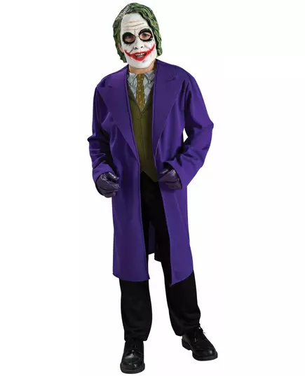 Joker™ maskeraddräkt pojke, Storlek: 5-6 år (110 till 116 cm)