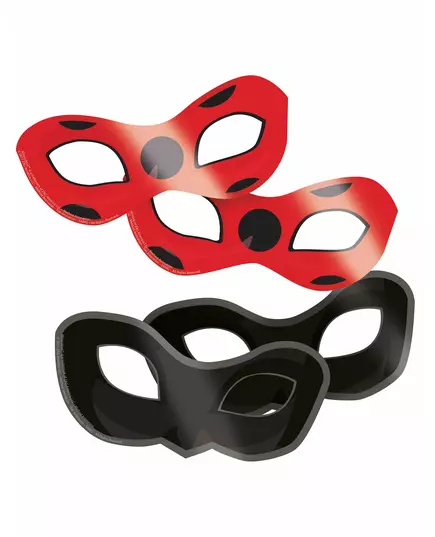 8 kartongmasker Ladybug™
