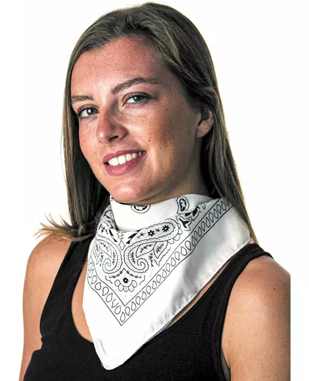 Vit bandana vuxen