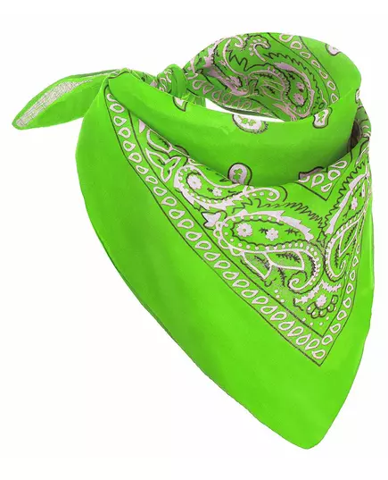 Neongrönt bandana vuxen