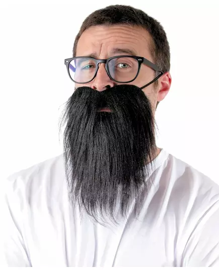 Svart hipsterkägg vuxen